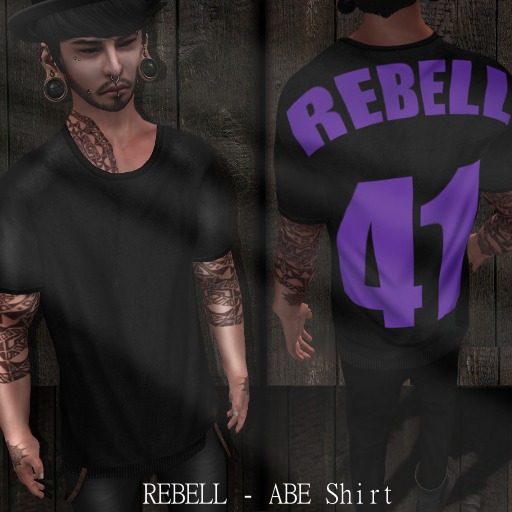 :REBELL: ABE - Shirt - Purple