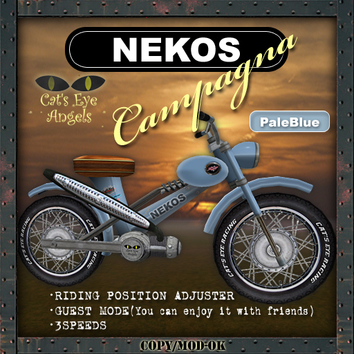 *Cat's-Eye* NEKOS "Campagna" PaleBlue