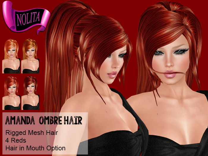 NOLITA - Amanda Ombre Hair Reds