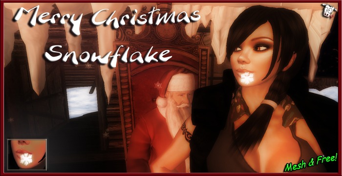 Merry Christmas Snowflake Box