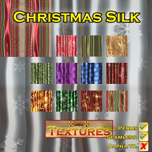 USC Textures - Christmas Silk 