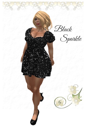 Black Sparkles short
