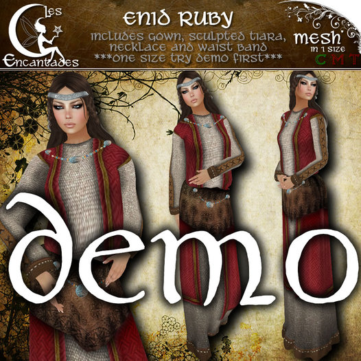 *LE* Enid DEMO - Ancient viking medieval outfit