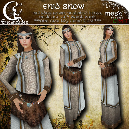 *LE* Enid Snow - Ancient viking medieval outfit