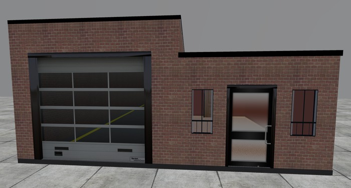 1 Bay Fire Dept   18 Prims Sales Box