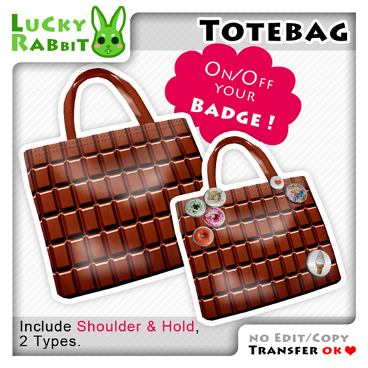 {L.R} Totebag [Chocolate Bitter]
