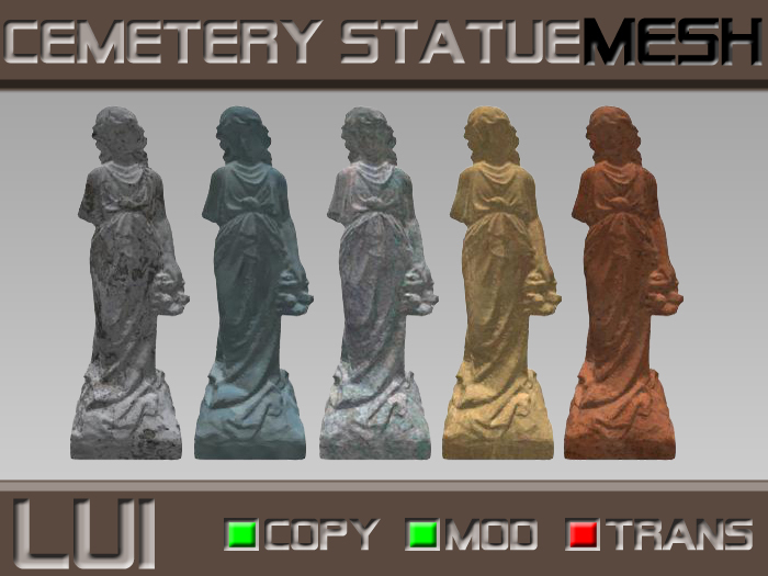 Cemetery Statue [Mesh]