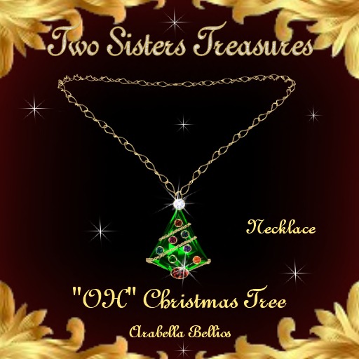 TST - "OH" CHRISTMAS TREE NECKLACE