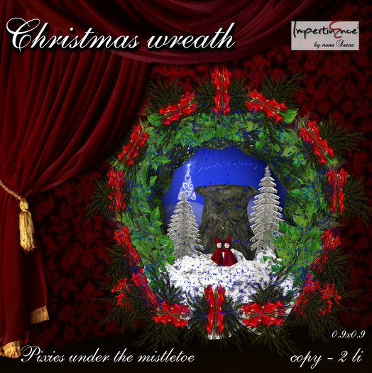 Christmas wreath - pixies