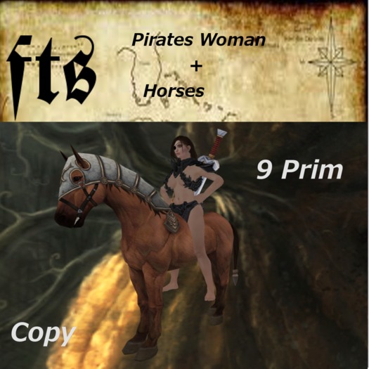 Pirates Woman + Horses