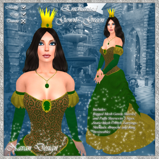 Enchanted Gown - Green
