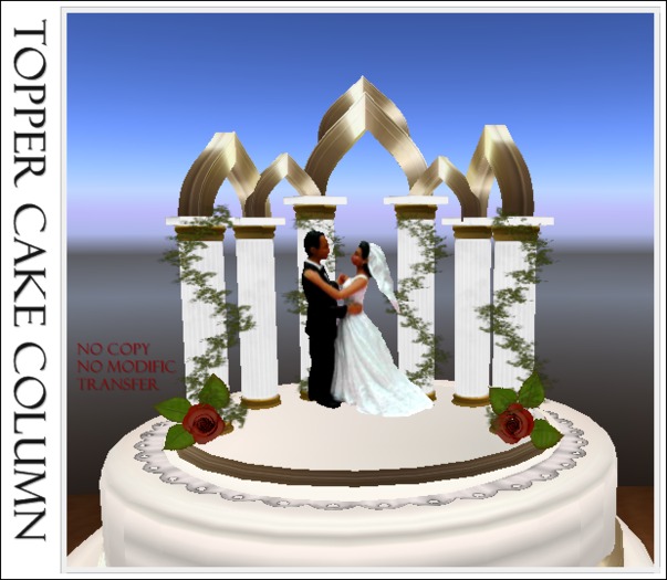Topper Cake Column