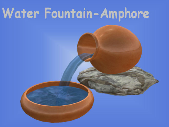 <MS> Decos Water Fountain-Amphore