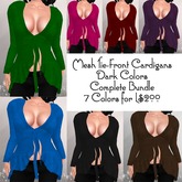 Mesh Tie-Front Cardigan Darks Bundle 