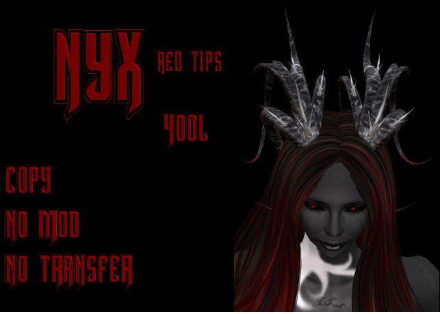 Nyx Horns Red Tips