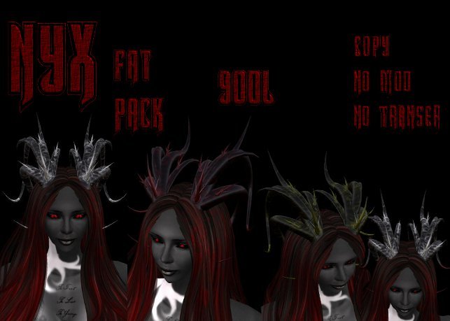 Nyx Horns Fat Pack
