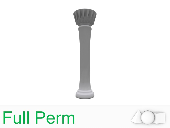 Full Perm One Prim Sculpted Column Builders Kit 01