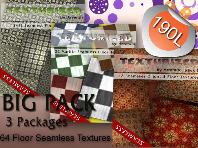 Texturized - Floor Textures Seamless Big Pack 2
