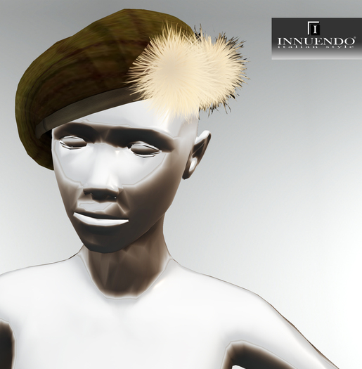 *ANYTA Green* INNUENDO Italian Style Beret