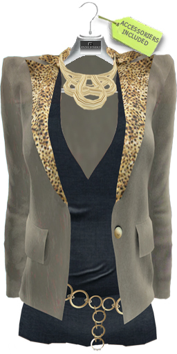 *GLAM* INNUENDO Italian Style Blazer&Accessories