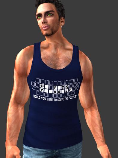 GG-Vintage Tee-Ass-Black