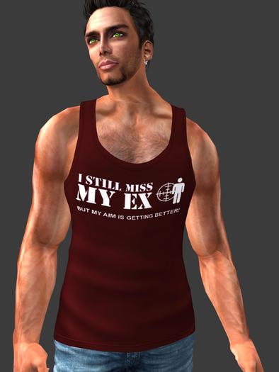 GG-Vintage Tee-Miss My Ex-Black