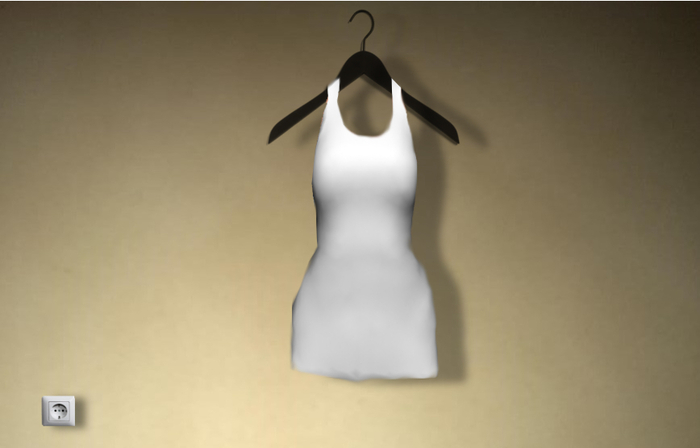 ^^Mesh Shirt ~ White^^