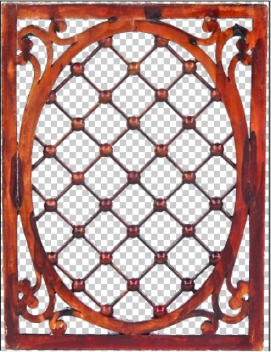 Oak Fretwork Screen