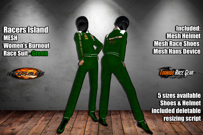 Pro Speed Race Suit - Racers Island Raceways (W) - Orange BOXED