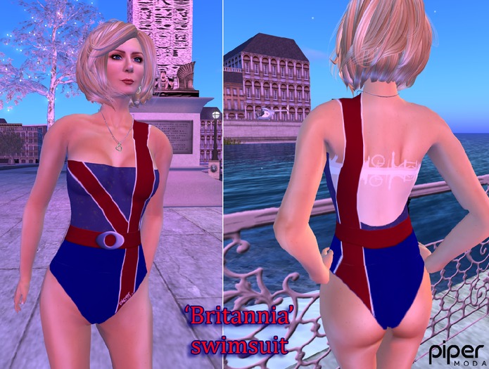 Piper Moda 'Britannia' swimsuit