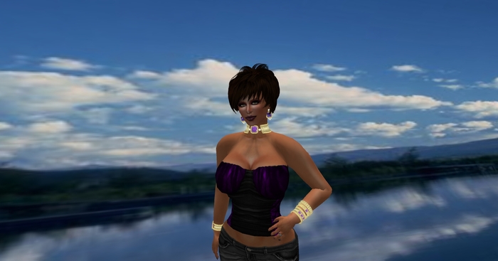 Silverado Corset/Baby Blue