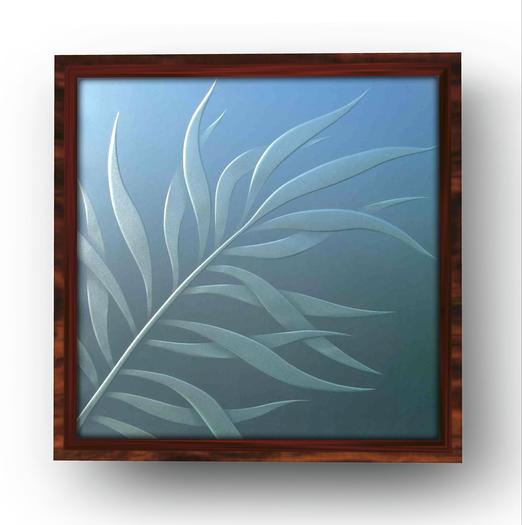 Blue Fern Leaf