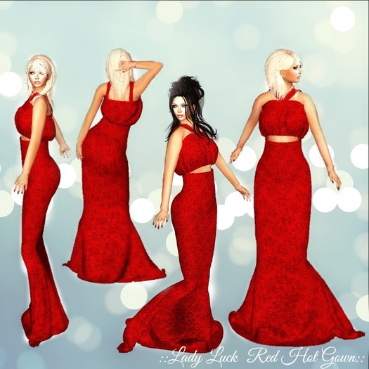 Lady Luck  Red Hot Gown