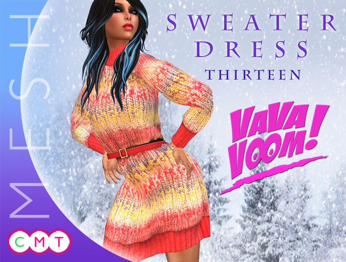VaVaVoom! - Holiday Sweater Dress 1