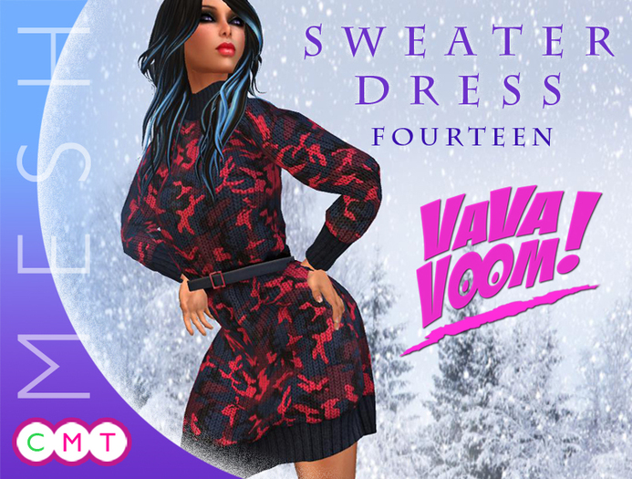 VaVaVoom! - Holiday Sweater Dress 1
