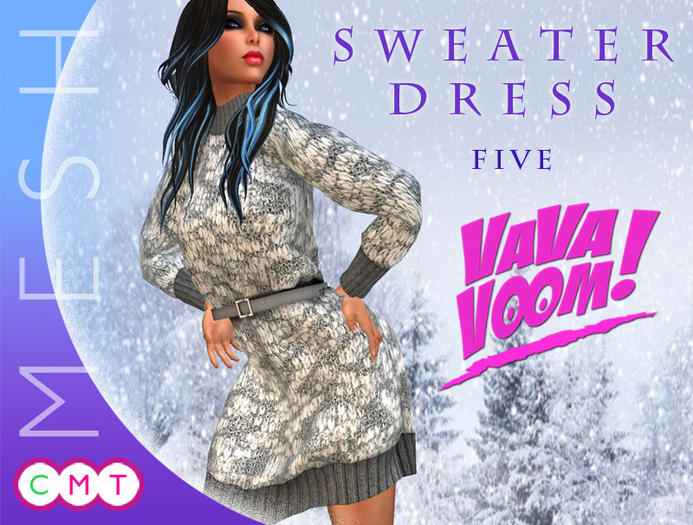 VaVaVoom! - Sweater Dress 5