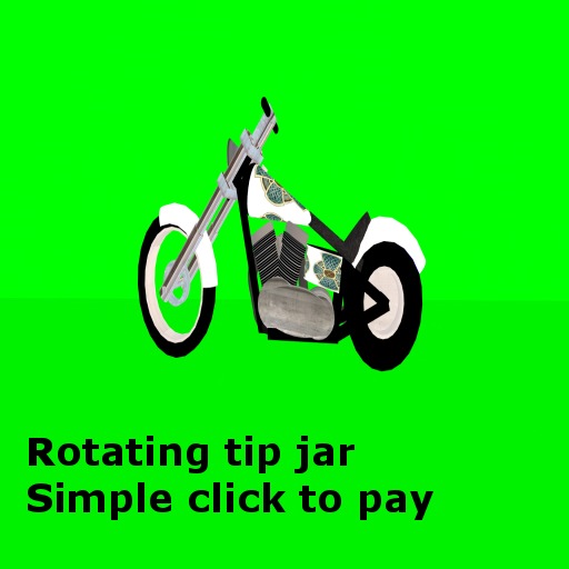 *AF* Motorcycle tip jar