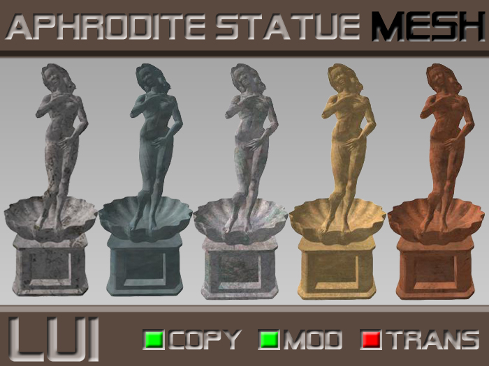 <LUI>Aphrodite Sculpture [Mesh]
