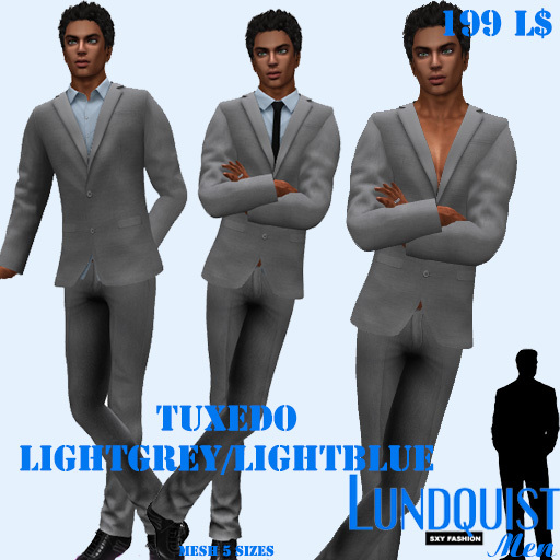 Lundquist - Tuxedo LightGrey/LightBlue