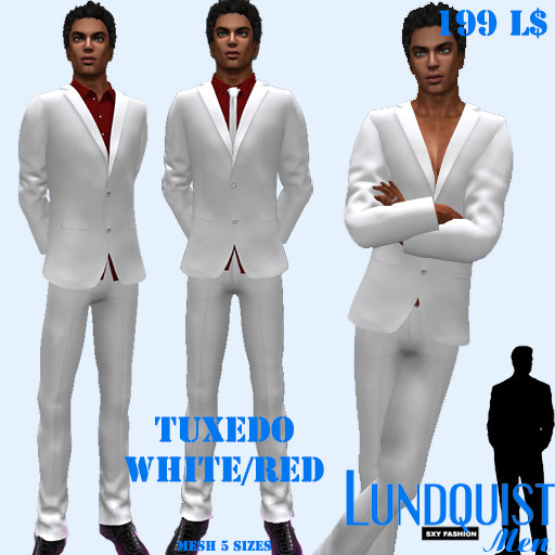 Lundquist - Tuxedo White/Red