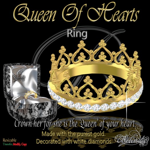 Gothic Romance - Engagement Ring - Onyx  - GB