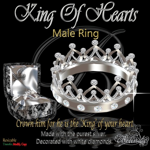 Gothic Romance - Engagement Ring - Onyx  - GB