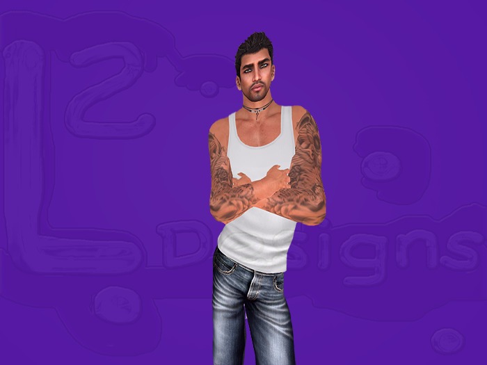 L2 Designs Lt Gray Slim Vest Tank Top