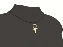 Male Engineering Ankh Necklace