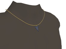 Male Engineering Shark's Tooth Necklace