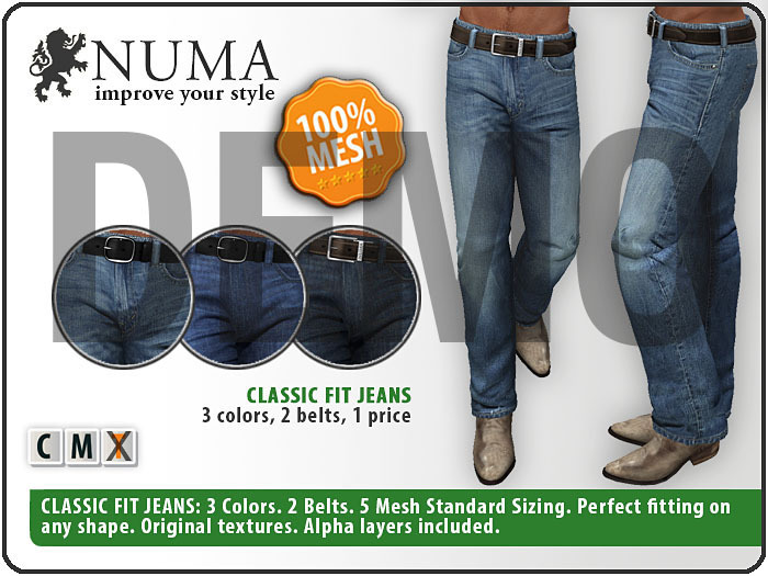 * NUMA / Classic Fit Jeans / DEMO / Wear Me