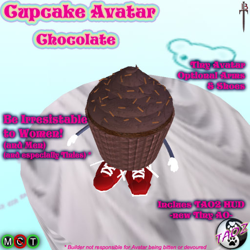 Tiny Cupcake Avatar - Chocolate