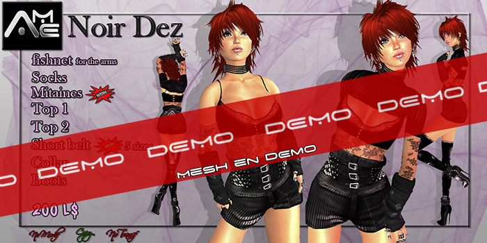 */Ame Design*/  Noir Dez