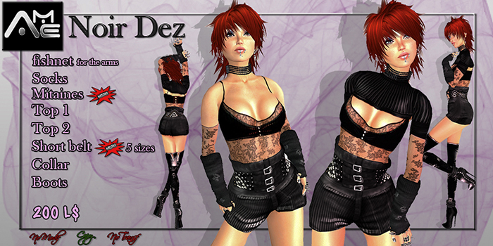 */Ame Design*/  Noir Dez