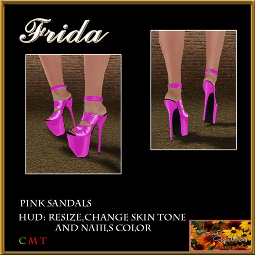 *SA* FRIDA Pink Sandals